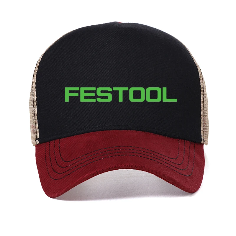 

New Men Festool Tools Baseball Cap Casual summer mesh ventilation trucker hat cool adjustable snapback hats gorras