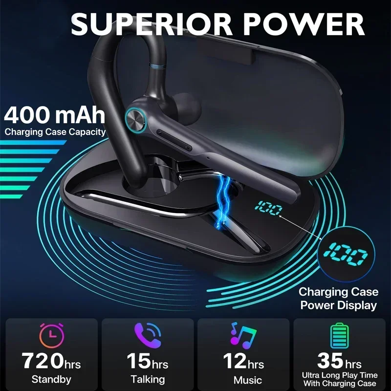 Cuffie senza fili con microfono Auricolare Bluetooth Auricolari Fone De Ouvido Audifonos Con Microfono Auriculares Inalambicos