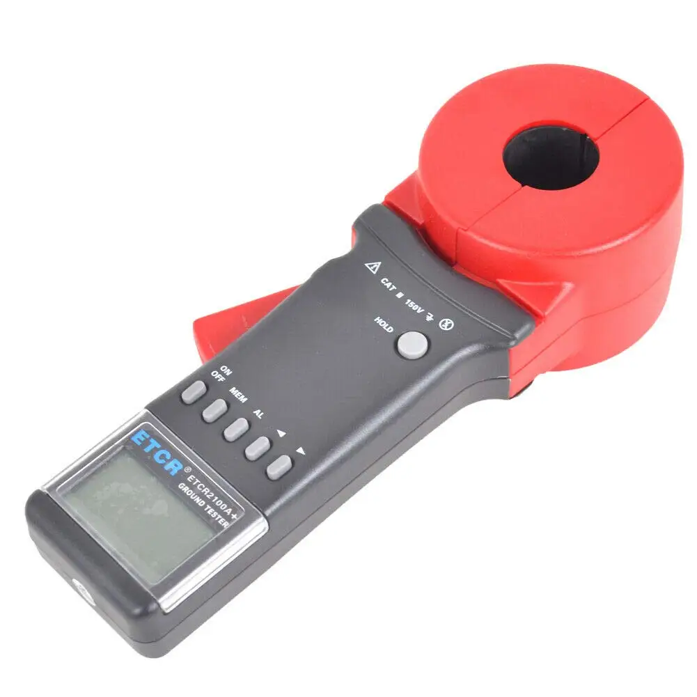 Digital Clamp Meter Ground Earth Resistance Meter Tester Clamp Earth Resistance Tester 0.01-200 Ohm Range