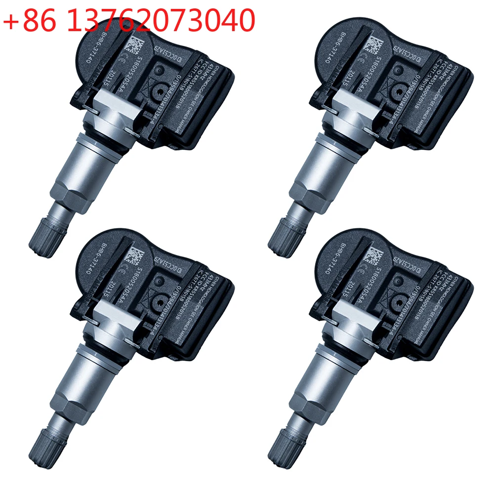 1-4X TPMS Sensor For MAZDA CX-5 KE KF MAZDA 6 GH GL CX-7 CX-9 Mazda2 3 5 MX-5 Tire Pressure Sensors 433MHz BHB637140 S180052054A