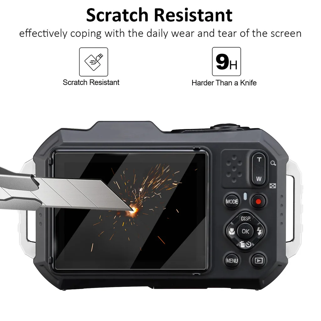 2Pcs For Ricoh GR GR2 GR3 GRIII GR Mark III II CX6 CX5 CX4 CX3 CX2 CX1 GR Digital IV III RICOH G900 WG-6 Camera Protective Film view 4