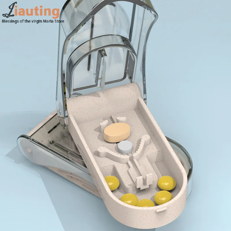 1pcs Portable Pill Cutter Splitter Divide Medicine Storage Tablet Splitters Cut Slicer Home Pill Cases Dispenser Pill Box