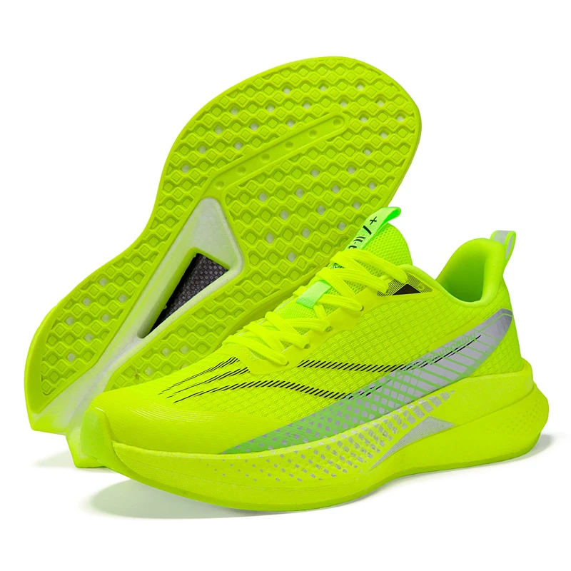 Herren-Laufschuhe mit Carbonplatte, Marathon-Sportschuhe, atmungsaktiv, leicht, bequeme Damen-Sportschuhe, ideal zum Gehen, für Reisen und Freizeitaktivitäten. – Detail 8