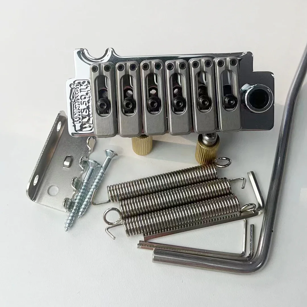 Wilkinson WVS50IIK 52.5mm 2-Point Steel Saddles Tremolo Bridge with Full SteelBlock