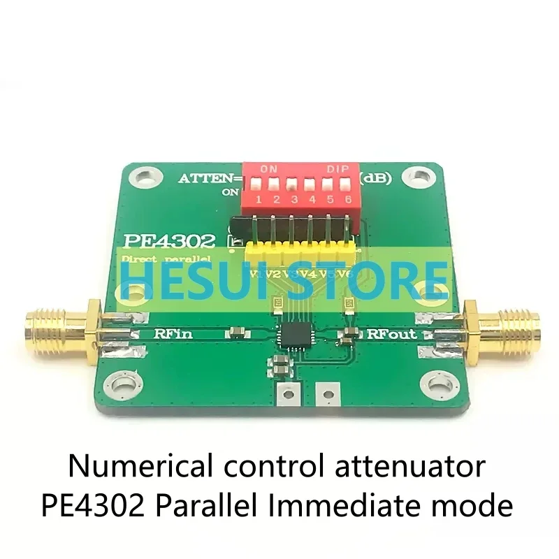 

Модуль PE4302 Шаг = 0,5 дБ, 10 МВт, диапазон затухания = 0-31,5 дБ, 0 Гц-4 ГГц, аттенюатор, RF-аттенюатор, плата модуля атенюатора с ЧПУ