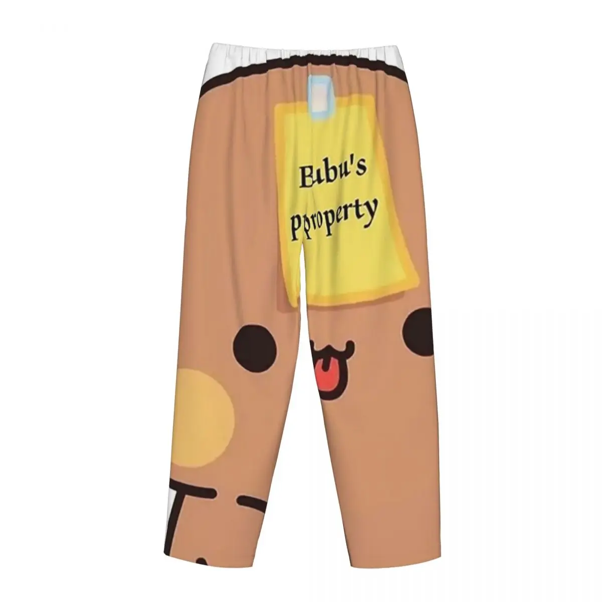 Custom Bubu Dudu Panda And Brownie Bear Couple V8 2024 Women Pajama Pants Lounge Sleep Sleepwear Bottoms with Pockets