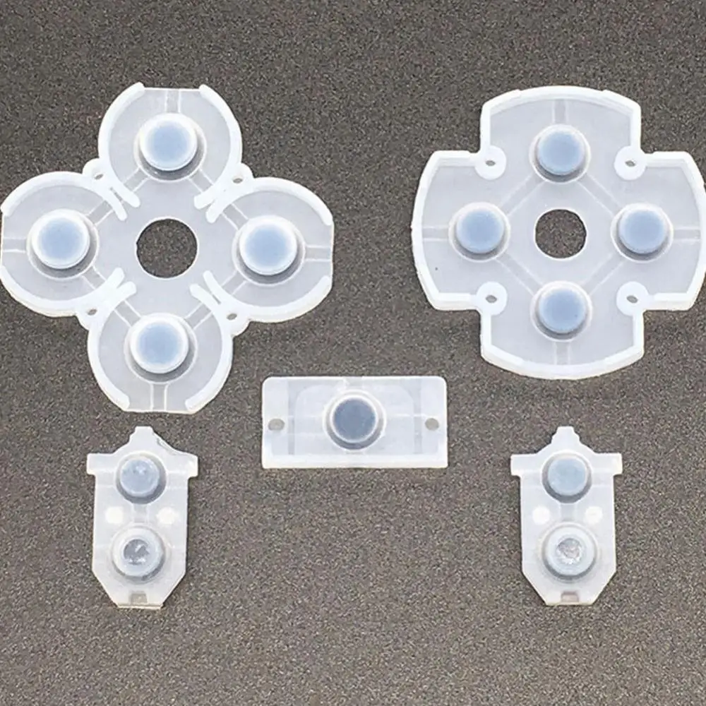 1 Set For Conductive Game Console Repair Parts Game Replacement Gamepad Button Controller Conductive Pads For PS4 For SONY-PS4
