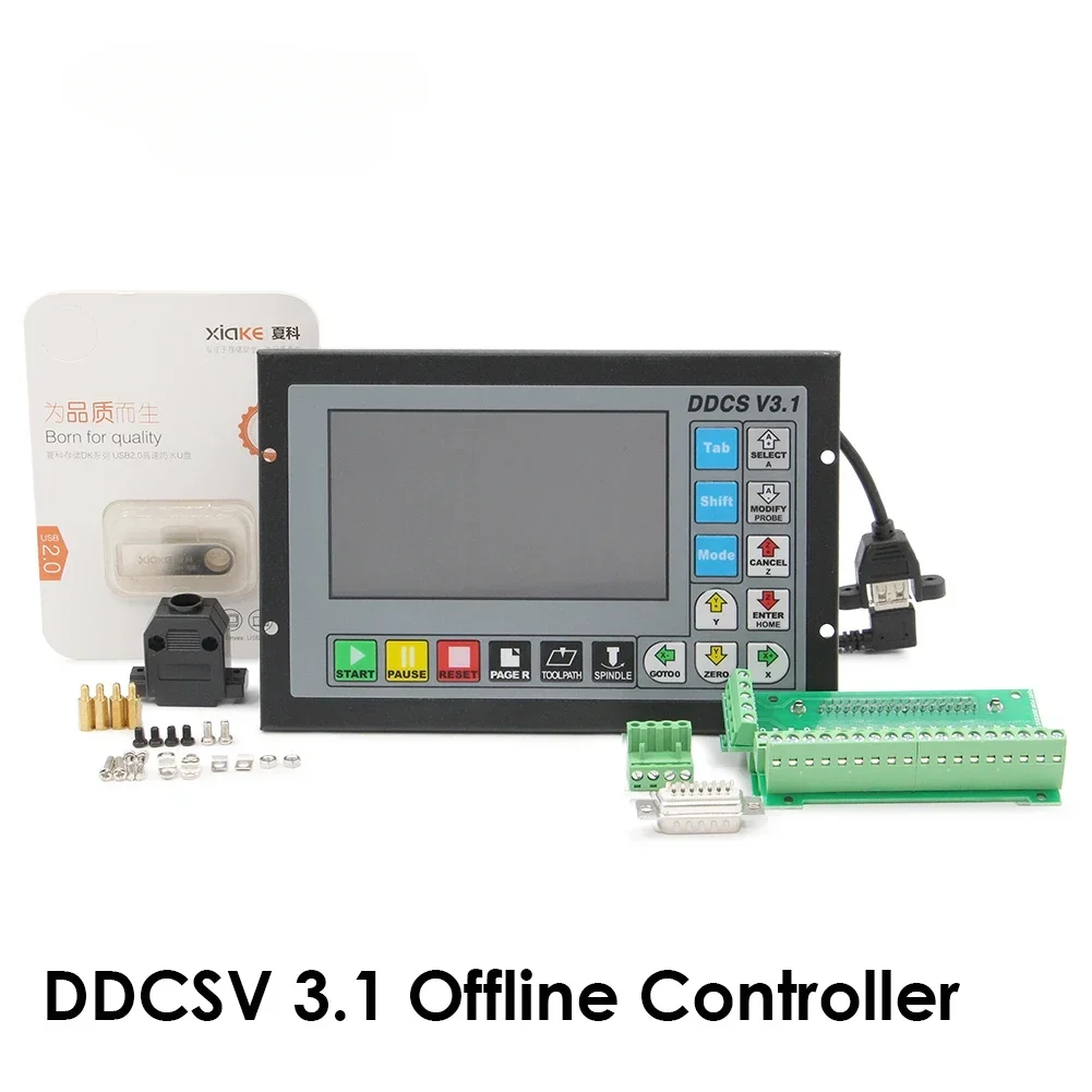 New Arrival! DDCSV3.1 Standalone Motion Controller Offline Controller Support 3 axis/4 axis USB CNC controller interface