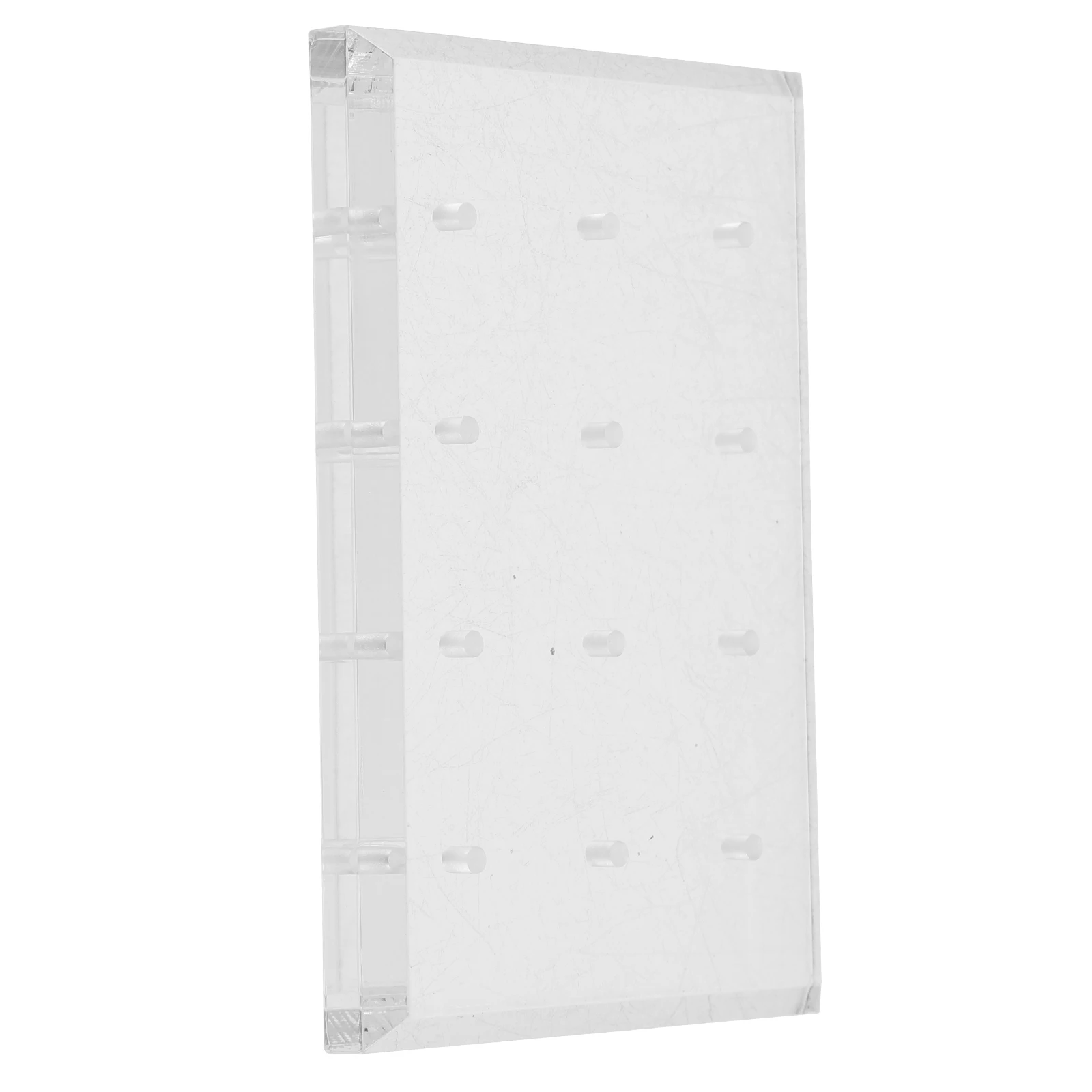 

1pcs Grinding Head Storage Base Acrylic Multiple Slot Organizer For Nail Drill Bits Manicure Tool Holder Rack Nail Art Supplies