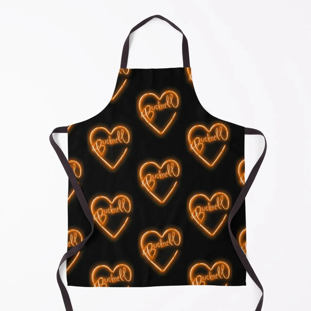 

bucknell neon heart Apron Men gift Men'ss innovative kitchen and home items Apron