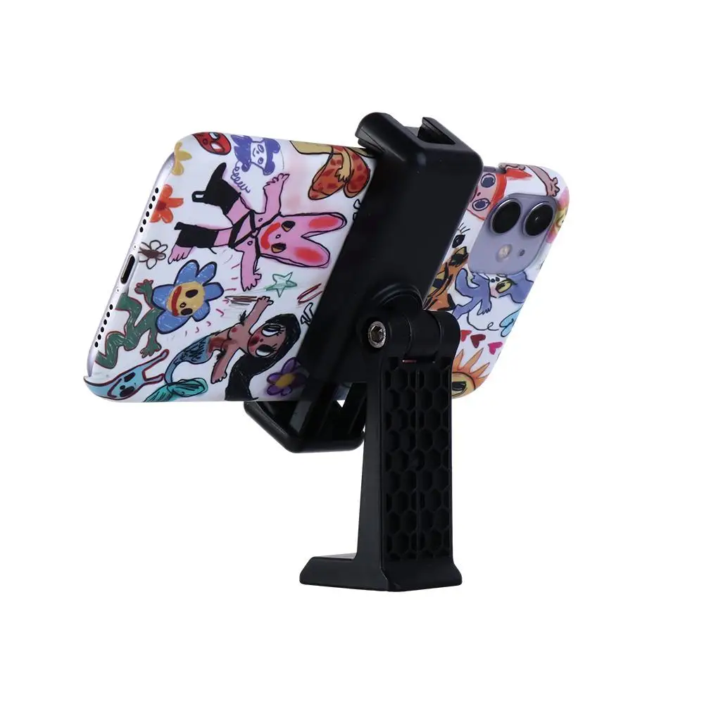 

Mount Adapter Mobile Phone Clip Mount Clamp Clip Hot Shoe Phone Holder Hot Shoe Tripod Adapter Phone Holder for Tripod