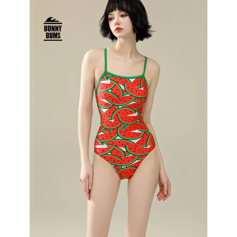 2024 New Racing Swimsuit Women's One-piece Bikini Professional Training Swimming Pool Slimming Fashion Swimsuit