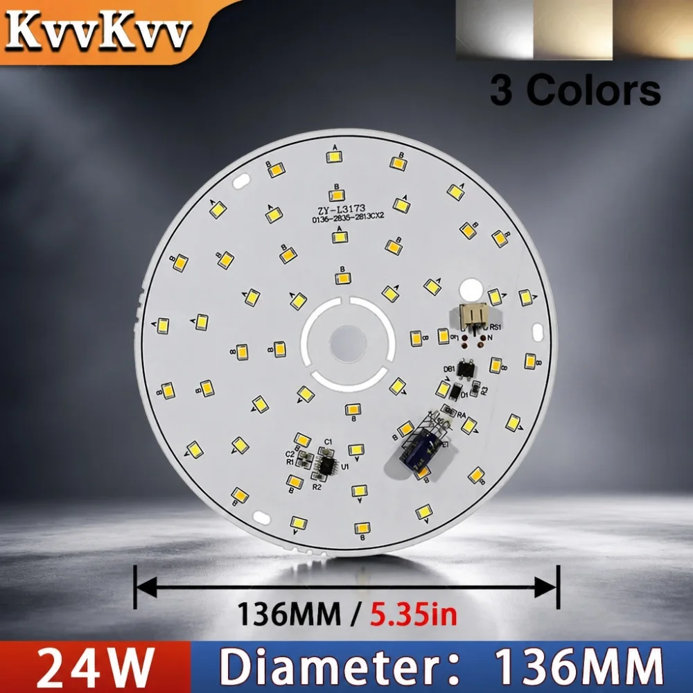 LED Chip Module Panel 5W 6W 12W 15W AC220-240V DOB SMD2835 Light Source Board No Driver Required Warm White White