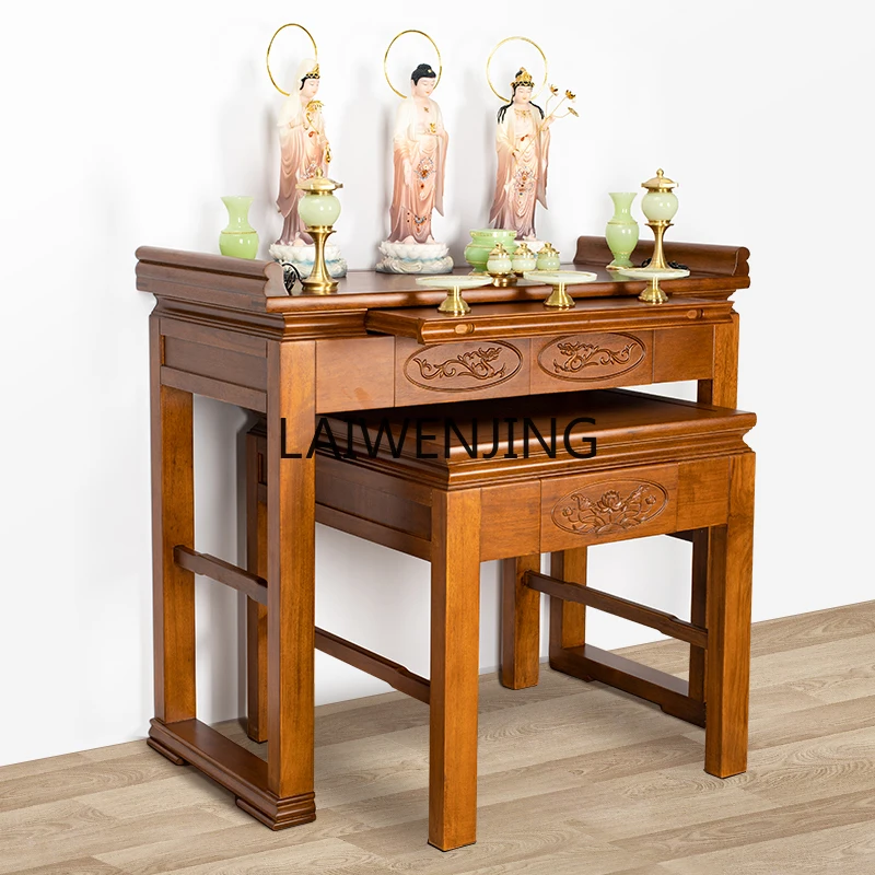 

SGF Buddhist platform home table incense case modern simple antique Chinese solid wood Buddhist table