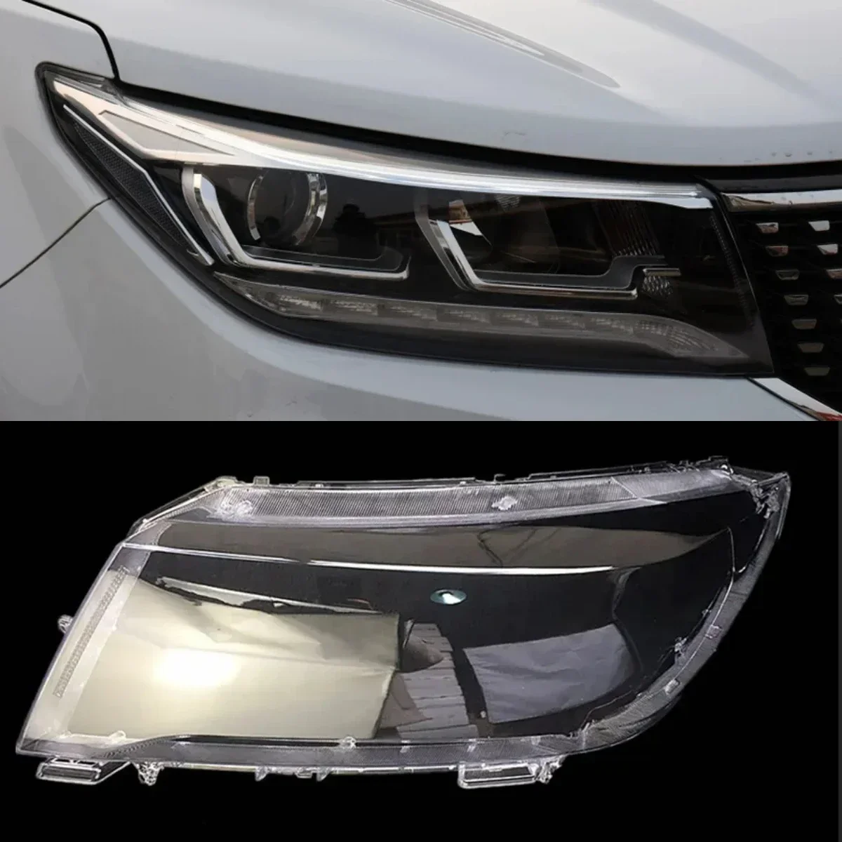 

For Dongfeng Forthing Joyear X5 2017 2018 2019 Headlamp Cover Lamp Headlight Shell Lens Plexiglass Replace Original Lampshade