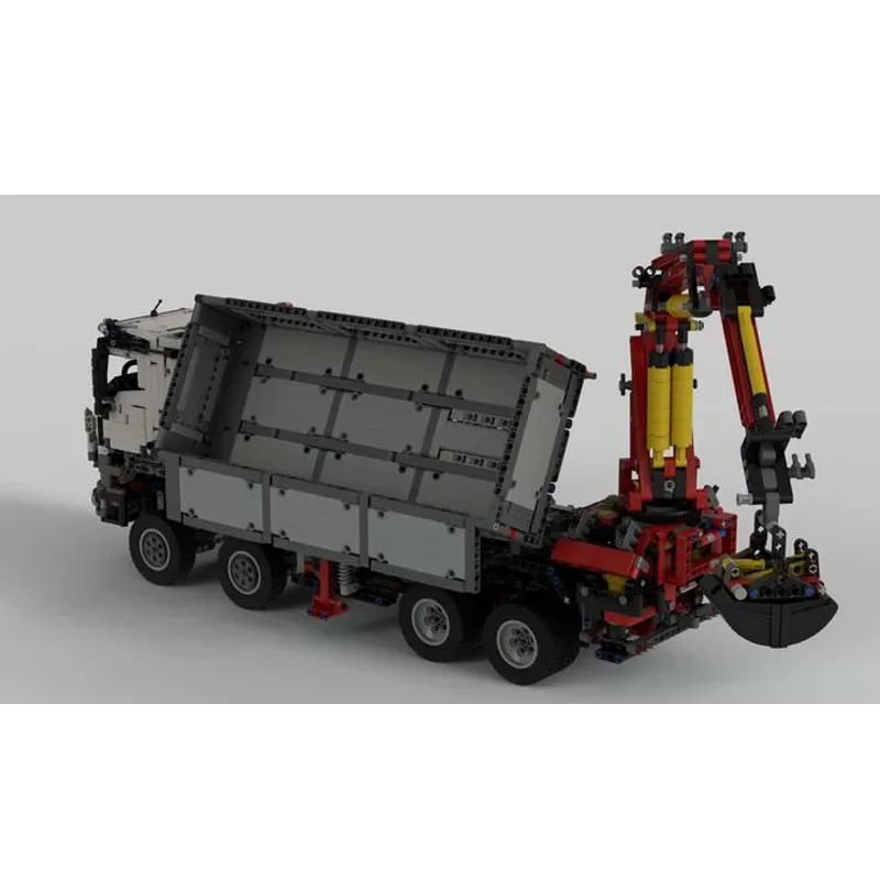 Grúa de transporte de carga de MOC-51446, ensamblaje de empalme, modelo de bloques de construcción, 3132 piezas, regalo de cumpleaños para niños