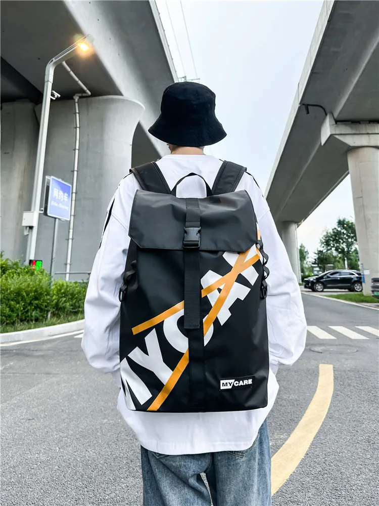 2024 Trend Design Backpack for Men Women Waterproof Oxford Backpack Leisure Travel Bag for Teenager 15.6 Inch Laptop Backpack