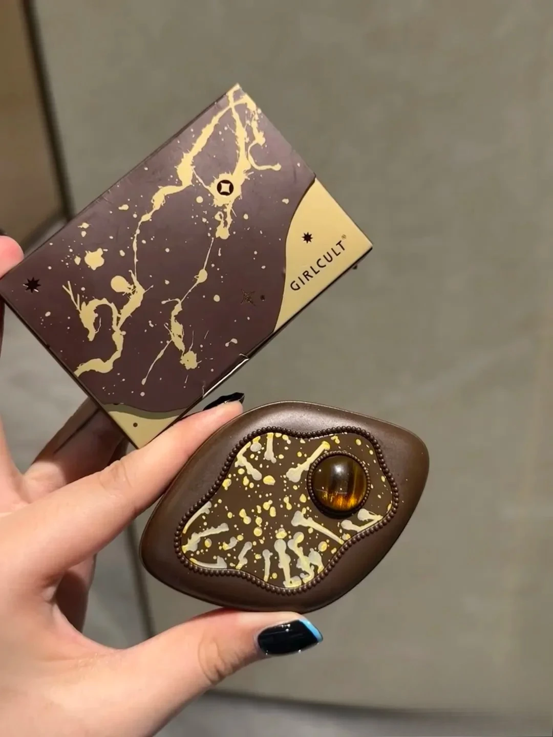 Girlcult Paleta de sombras de ojos de 4 colores, sombra de ojos camaleón mate brillante, juegos de maquillaje vegano, cosméticos