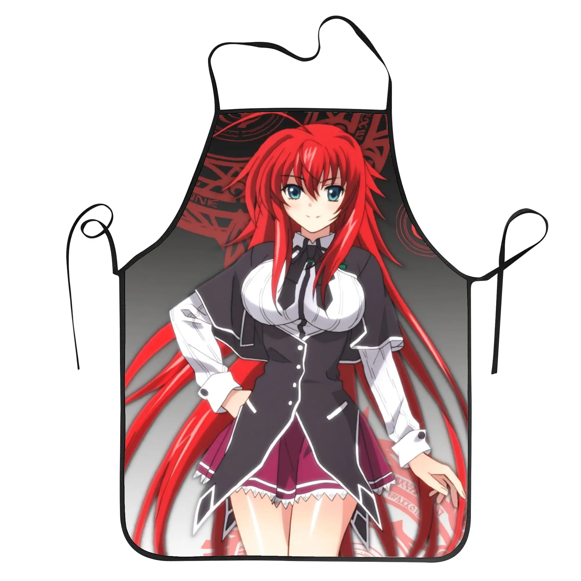 

High School DxD Apron Anime Household Manicure Kitchen Accessories Work Fashionable Aprons without Pocket