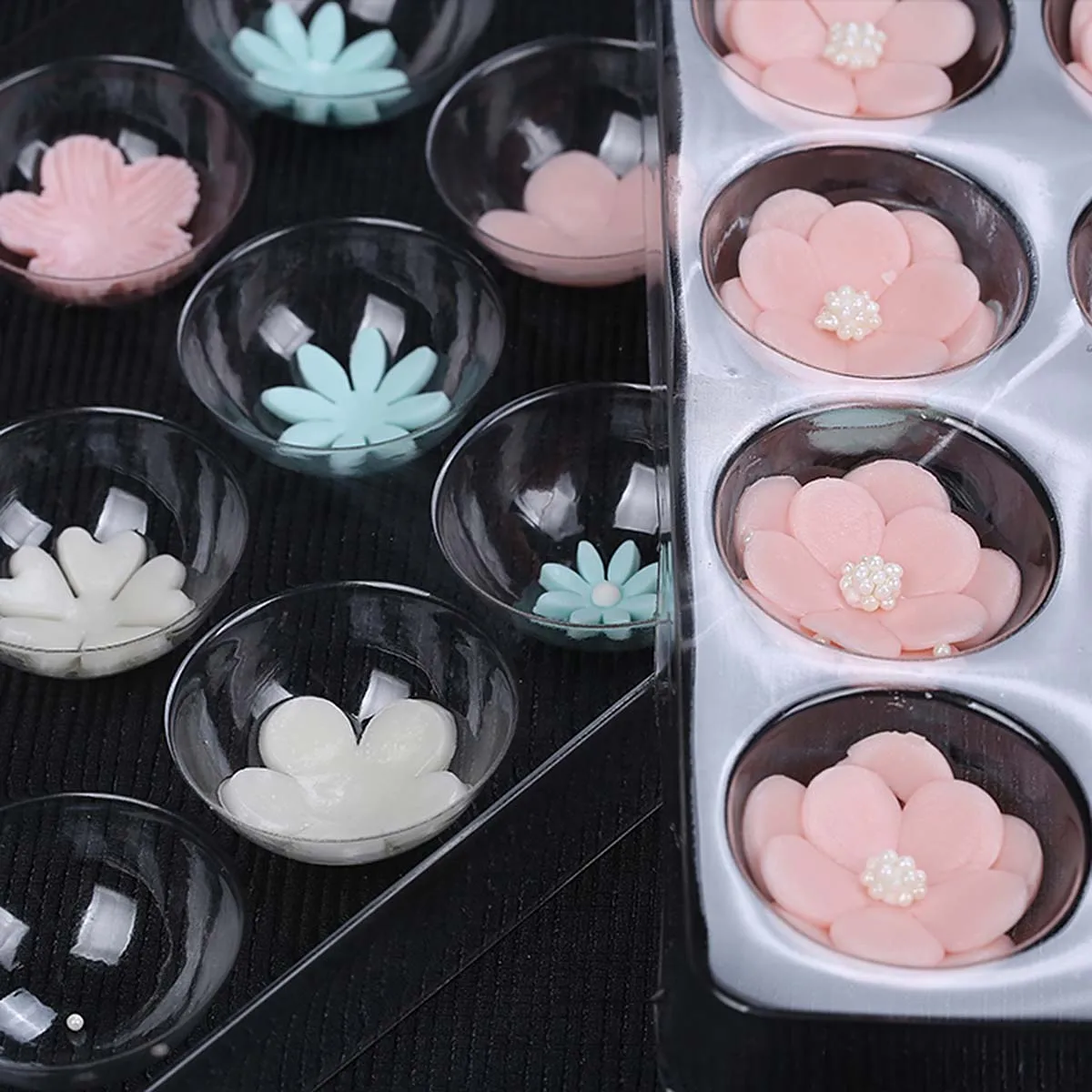 

4 PCS Sugar Flower Plastic Holder Cake Fondant Tools Decorate Drying Decoration