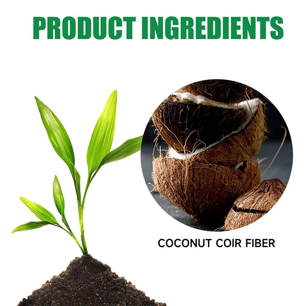 High Quality Natural Organic Coconut Shell Animal And Plant Feeding Fiber Peat Soilless Potting Soil Garden Coconut Shell Bricks