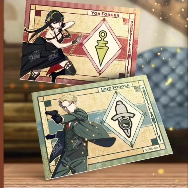 KAYOU Carte Originali SPY×FAMILY Pacchetto Scuola Operazioni Speciali Anya Forger Yor Twilight Collezione Anime Carte Giocattolo Regalo Confezione Originale