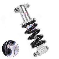 1pc MTB Bike Bicycle Shock Absorber 100/125/150MM Electric Bicycle Rear Suspension Spring Shock Absorber Aluminium Alloy Cycling