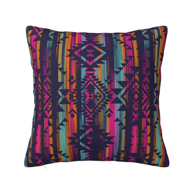 Custom Fashion Boho Ethnic Bohemian Throw Pillow Cover Decoration Square Cushion Cover Pillowcover for Living Room