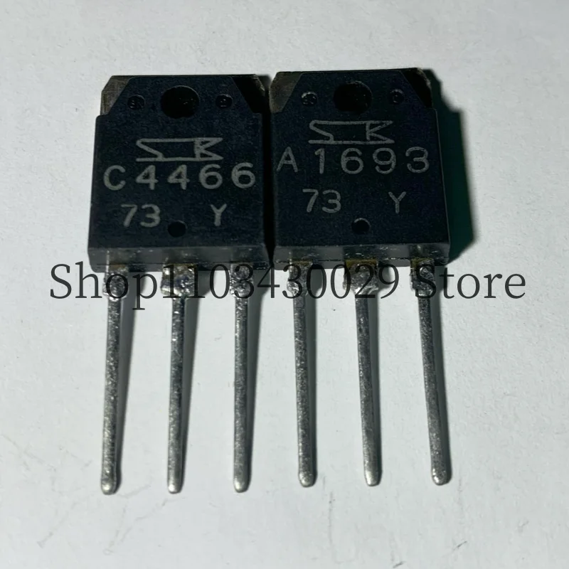 5Pairs(10PCS) Brand New Original 2SA1693 A1693 + 2SC4466 C4466 TO-3P 2A 80V PNP + NPN Transistor