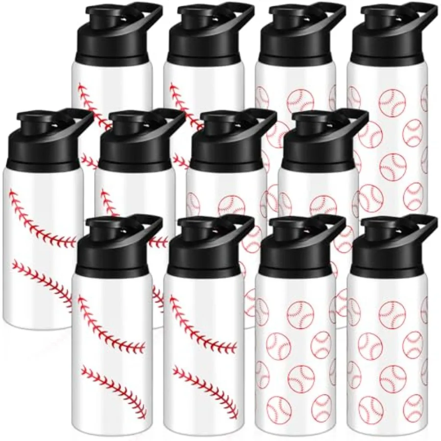 

Aluminum Sports Water Bottle Bulk with Snap Lids, 17 oz Leakproof Reusable Cups, Metal Sports Bottle for Travel Gym Hiking Cycl
