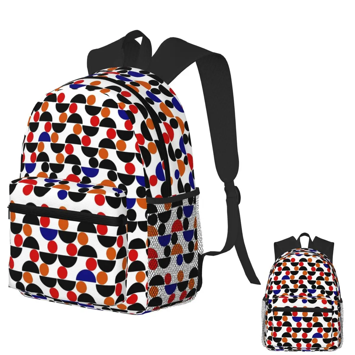 

Abstract Modern Student Backpack School Bag Hiking Travel Daypack for Boys Girls Fashion Bookbag Shoulder Bags