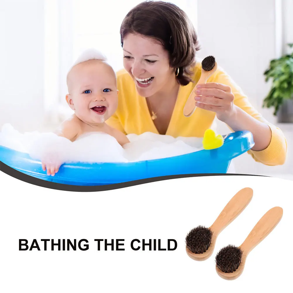 แปรงทำความสะอาดผิวหน้าขนนุ่ม 3 ชิ้น สำหรับผู้ชายและผู้หญิง ทำความสะอาดล้ำลึก ขัดผิว ด้ามไม้