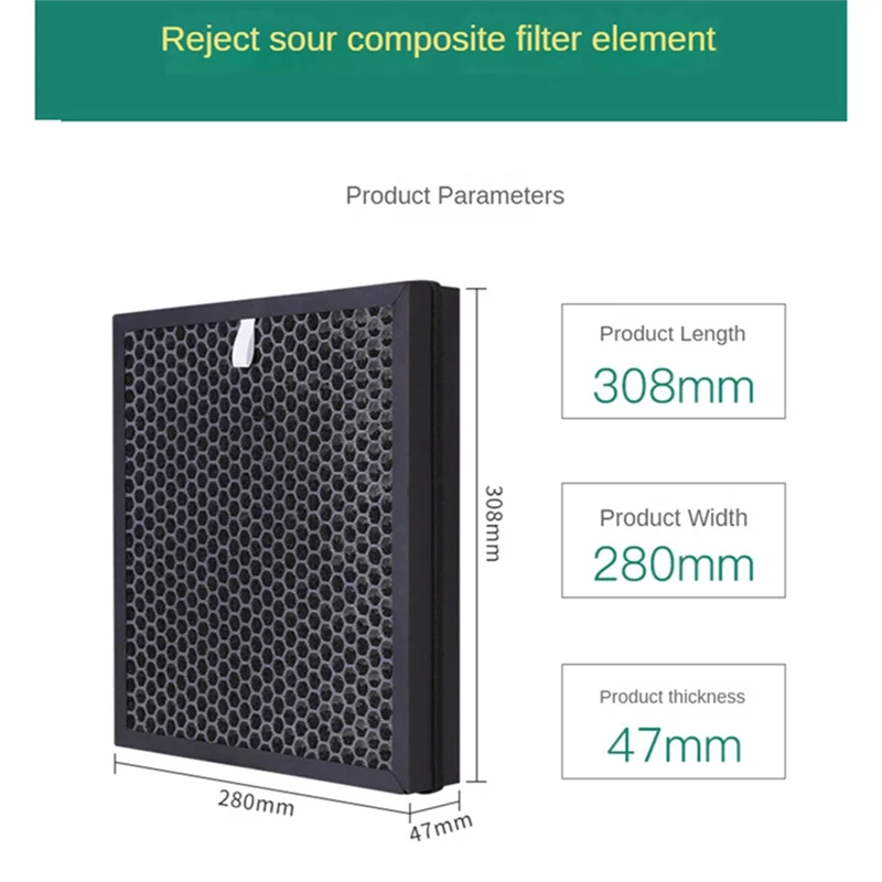 A74X untuk Samsung KJ350F-M3058WM KJ350F-M3057DM KJ350F-M3035WM KJ350F-M3033WM Elemen Filter Pembersih Udara CFX-G100/SC