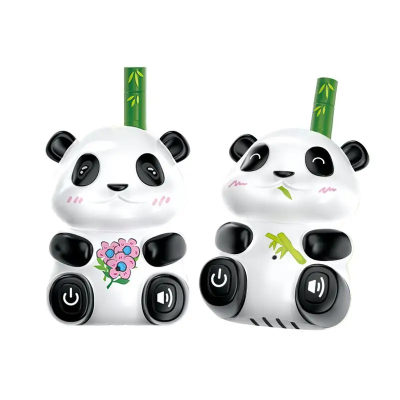 Walkie-talkie Panda para niños, comunicación remota inalámbrica, juguetes de walkie-talkie para la familia