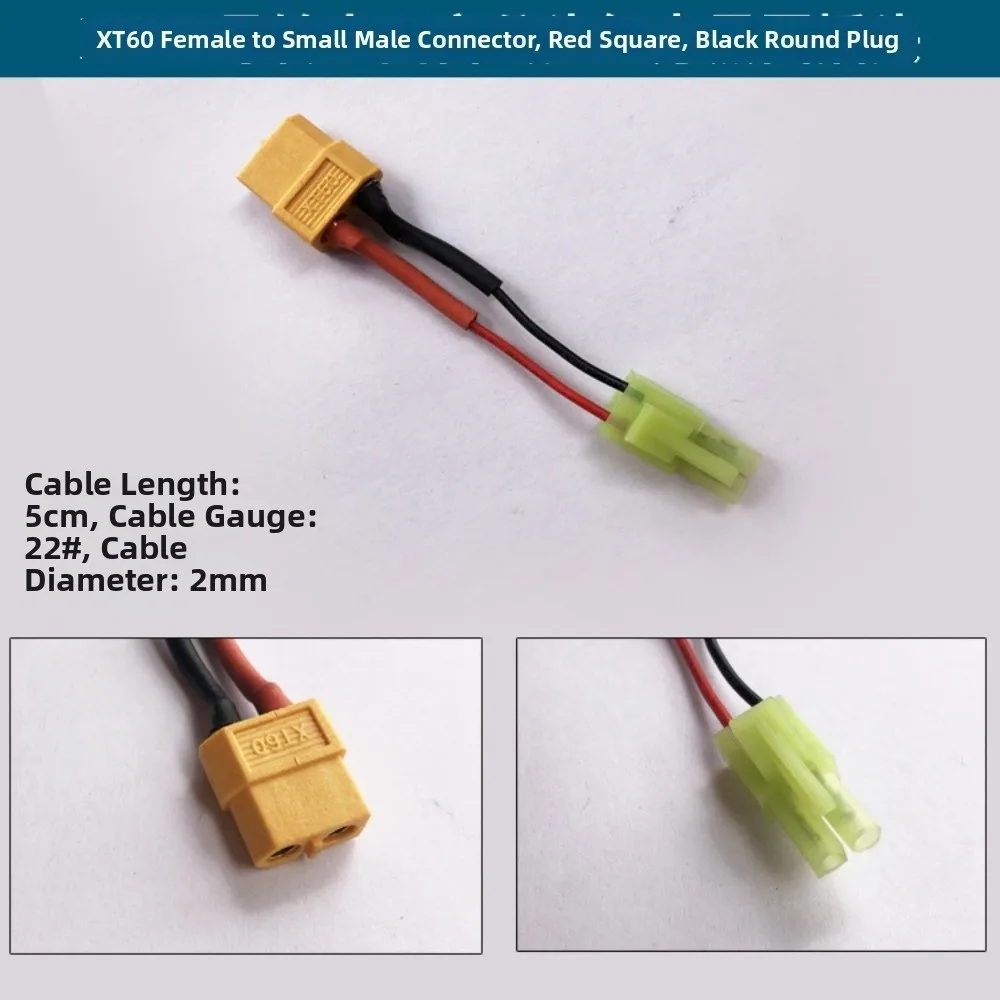 4.0mm 3.5MM JST SM XT60 EC5 EC3 T Deans 10 12 14 16Awg 10cm Multistyles Female to Male Adapter Connectors