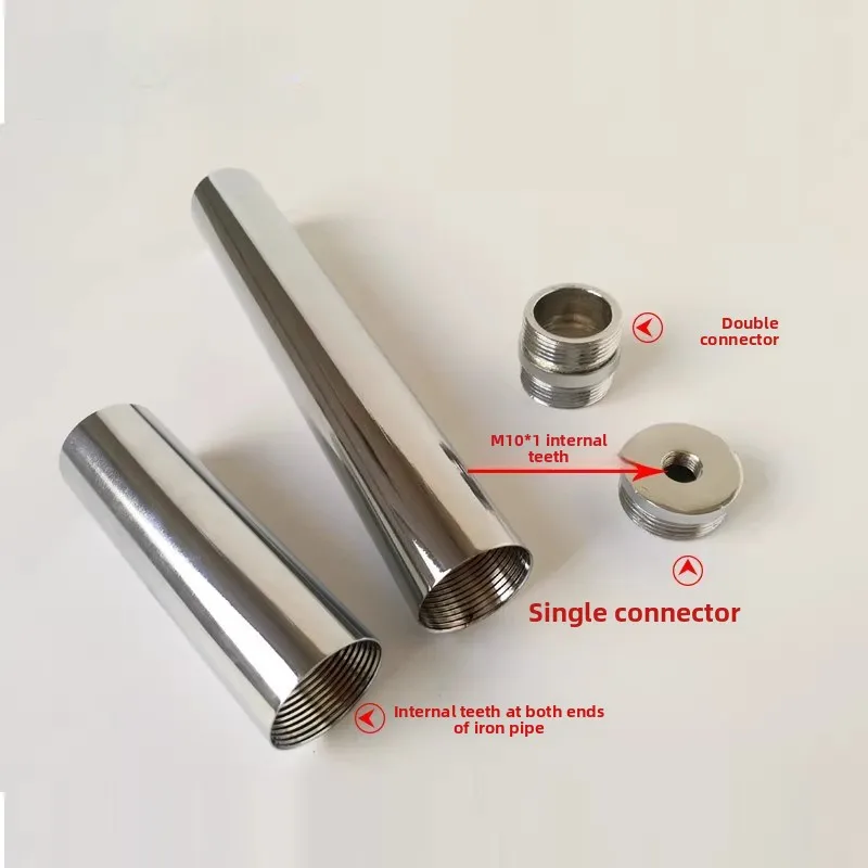 Dia 32mm Iron/Inner Tooth Tube For Chandelier/Floor/Table Lamp Middle Rod Hollow Iron Tube Electroplating Tube DIY Accessories image 2