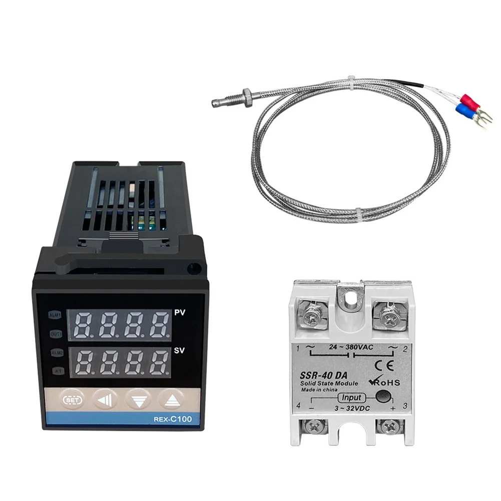 High Quality Controller Controller 0~50degree Celsius K Type Probe Sensor LED Programmable Self-tuning Control