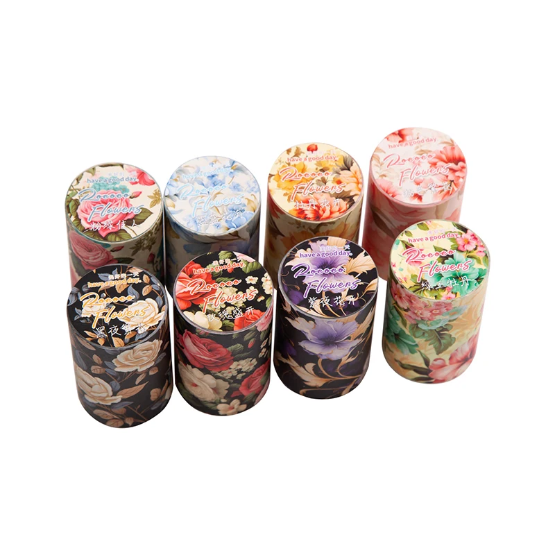 60mm*2m All The Way Flower series Vintage Plant Adhesive tapes Creative DIY Decorative Paper Journal Scrapbooking Masking Tape