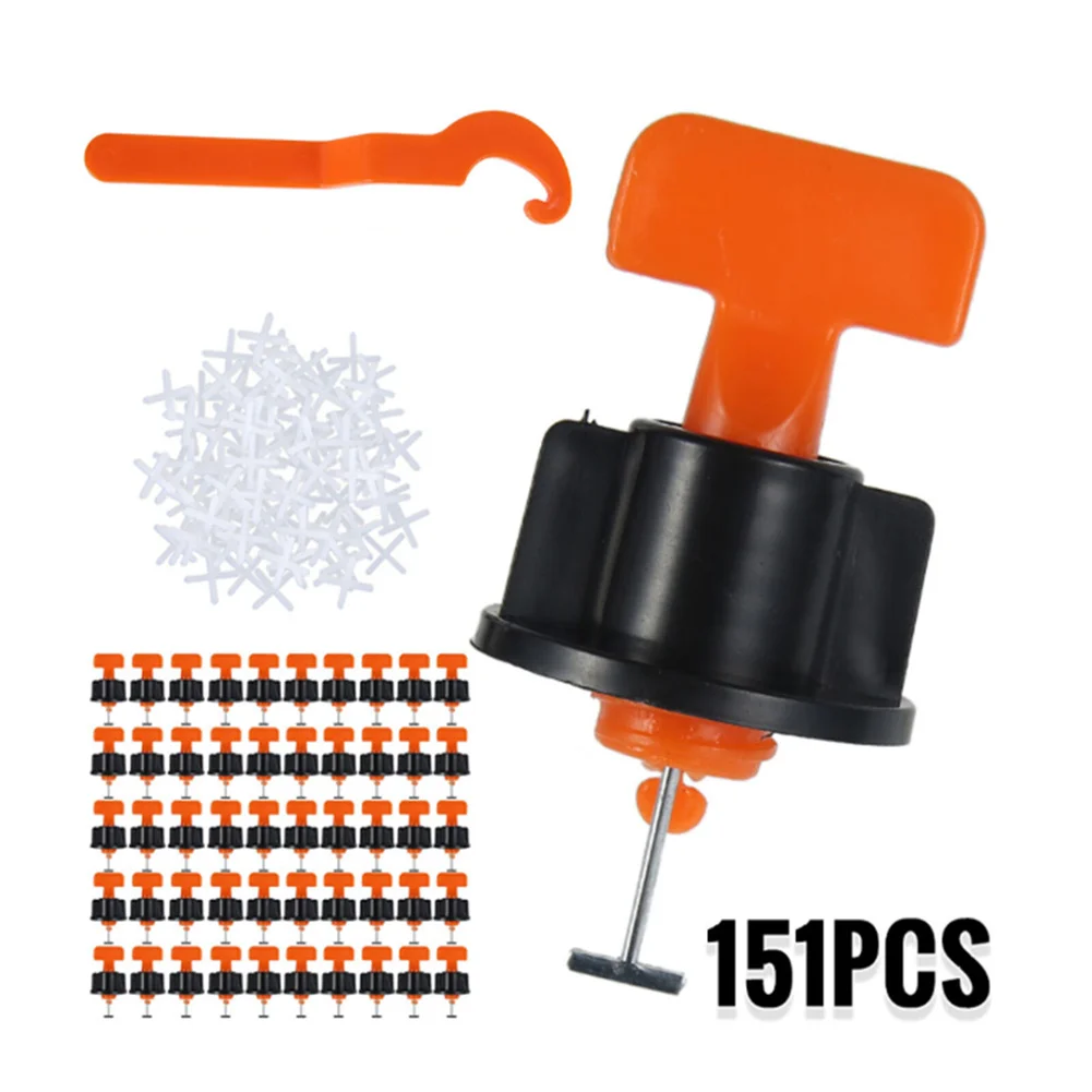 

151pcs Set Fr 2-8mm Pro Tile Laying K2v4 Reusable Tool For Leveling Tiles Leveling Ceramic Floors Reusable Hand Tools