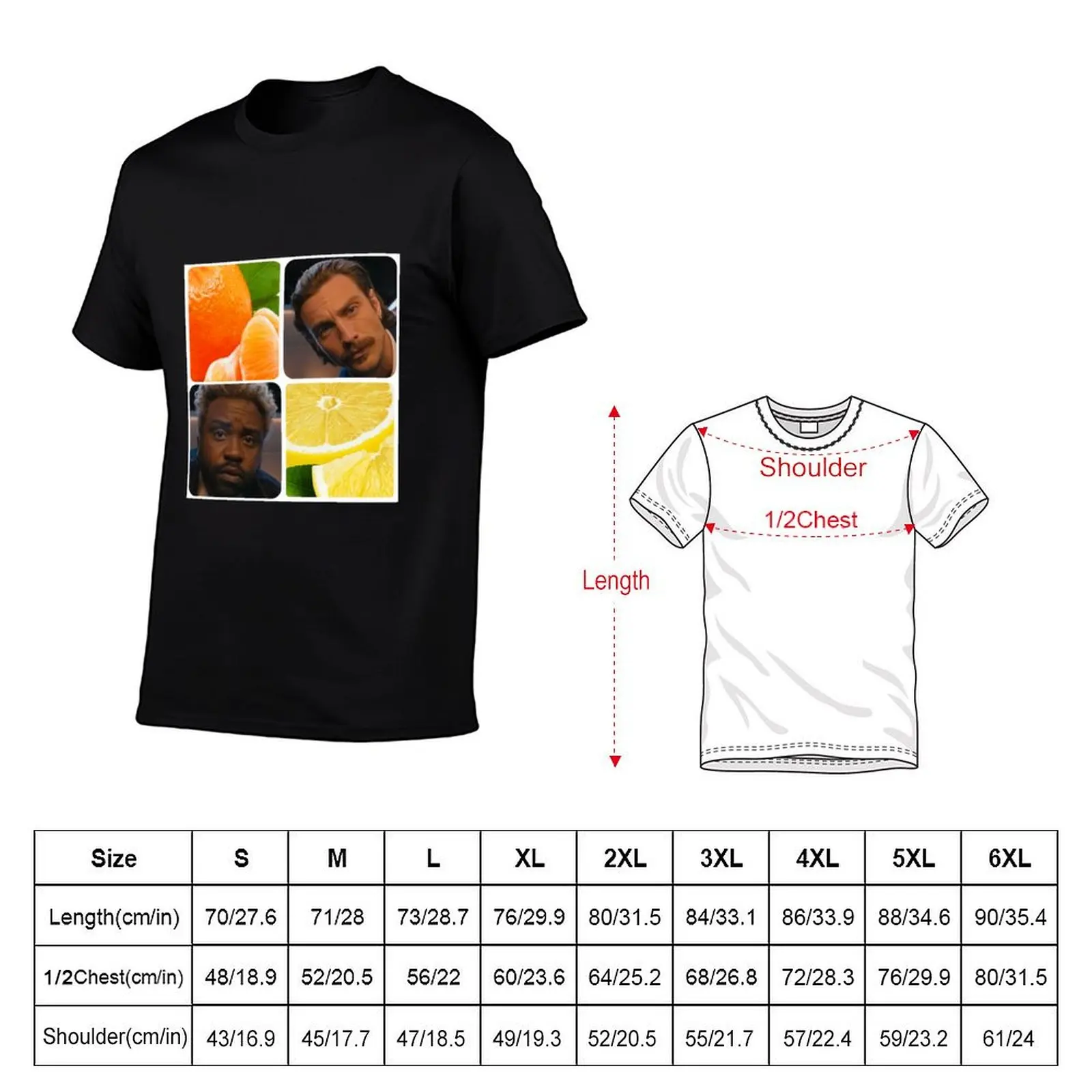 Bullet Train Tangerine and Lemon graphic T-Shirt custom t shirt sweat shirts graphic tee boys whites t shirts for men cotton