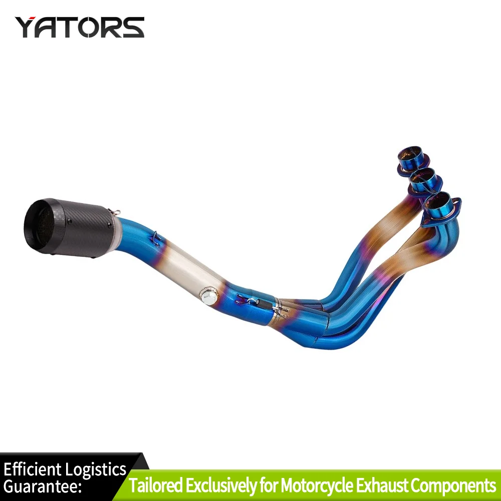 

For Yamaha MT-09 FZ09 XSR900 14-20 Full Exhaust System Header Link Pipe Muffler Exhausts Pipes