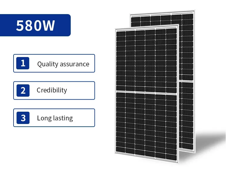 580W 41.7V Single Crystal High Conversion Rate Solar Panel, Solar Power Generation Panel, Photovoltaic Module