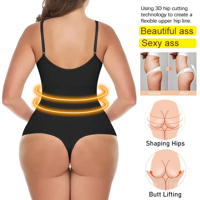 Plus Size Bodysuit Plump Woman Tummy Control Shapewear Bottoming Shirt Oversized Ladies Tight Jumpsuit for Obese Females