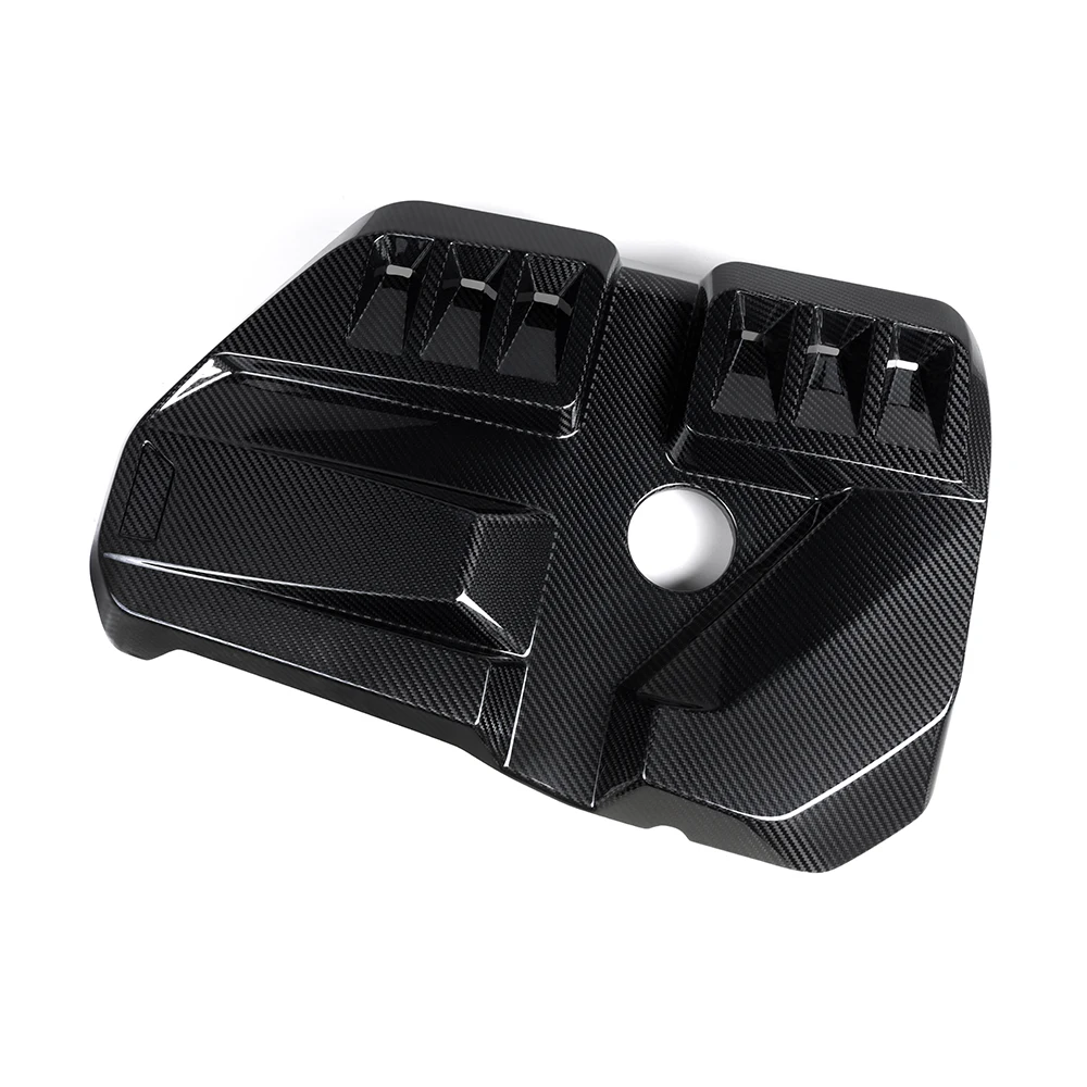 Real Dry Carbon Fiber Engine Cover for BMW G80 G81 G82 G83 G87 OEM Style 2021-IN 1Pcs/Piece