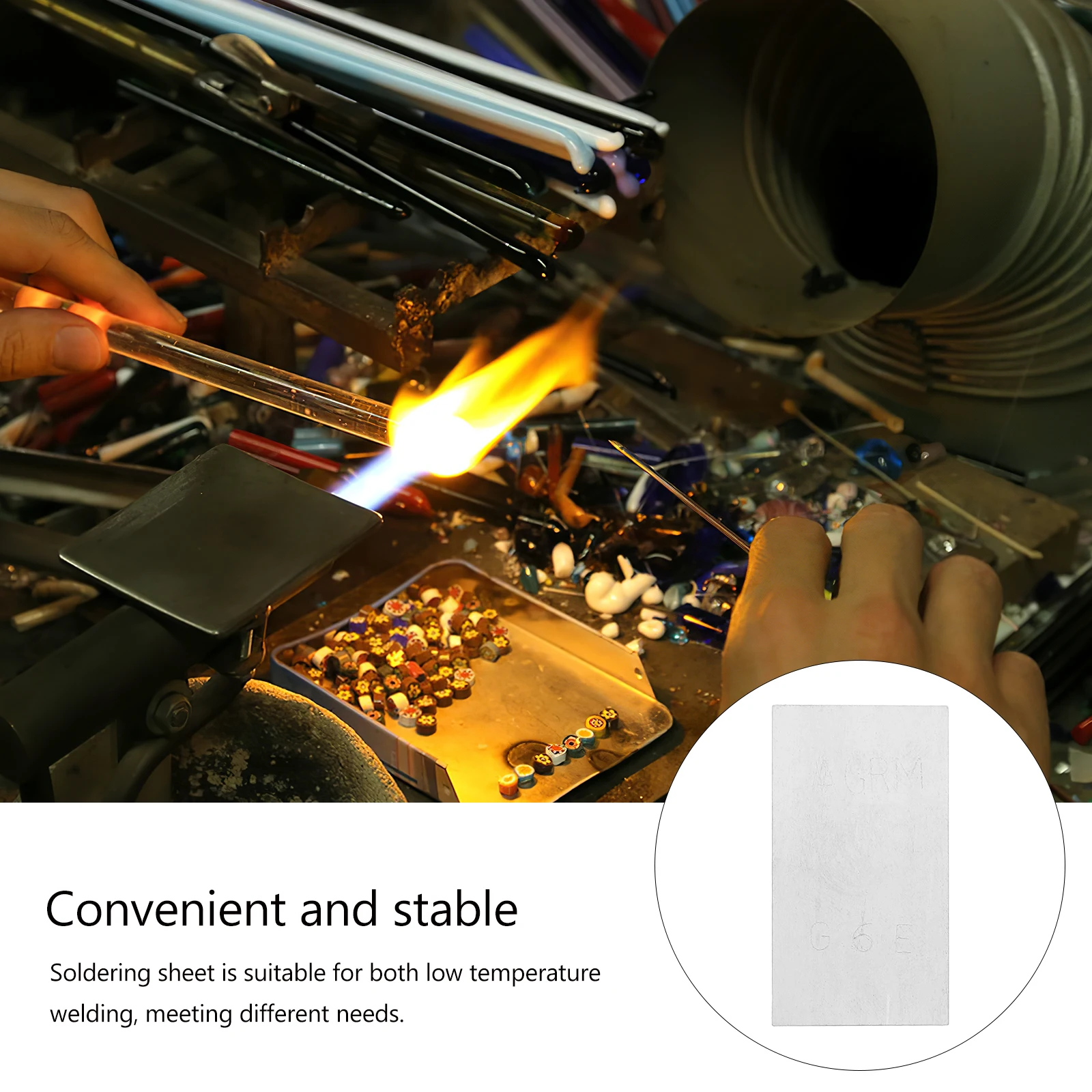 

Low Temperature Silver Welding Sheet Solder Jewellery Soldering Jewelry for Making Supplies Accessories