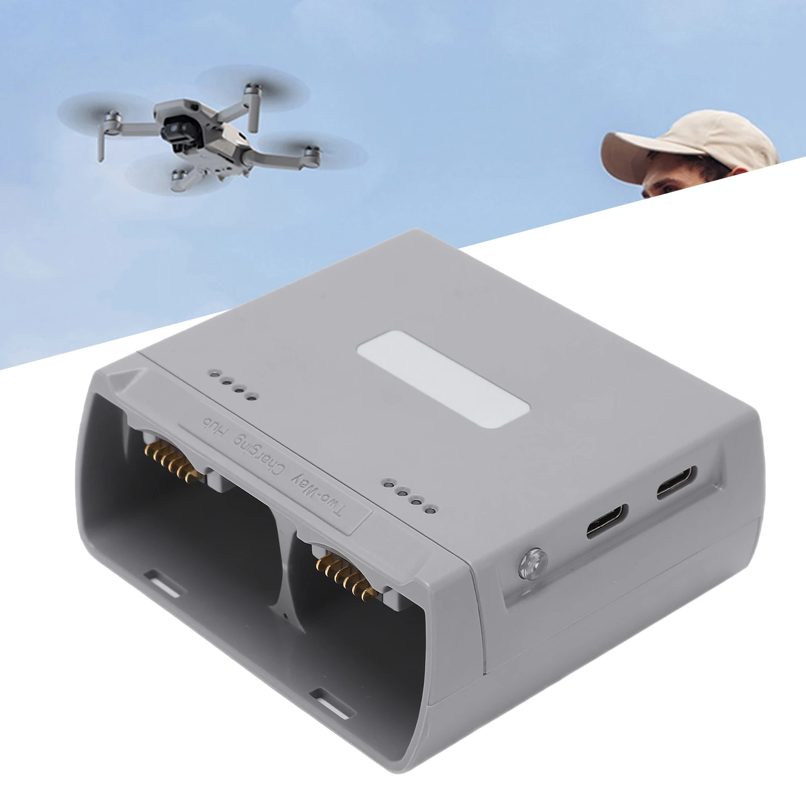 TwoWay Battery Charging Hub Smart Drone Battery Bidirectional  for DJI  2 for MINI SE Two‑Way Battery Charging Hub