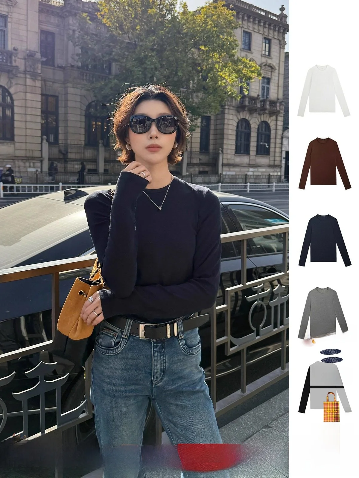 

Warm Long Sve round Ne T-irt Base irt Brand E IF Casual Sle Loose Fit Daily Wear Polyester Blend