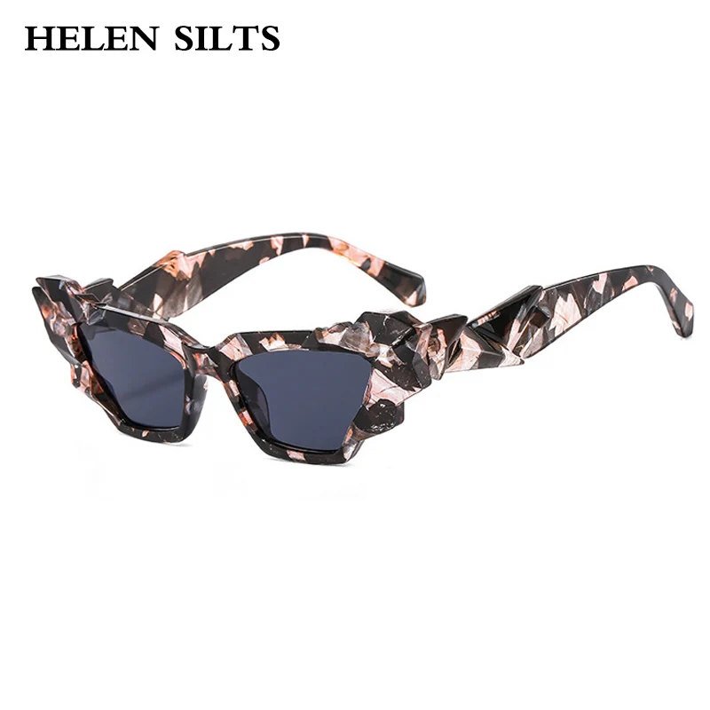 Vintage Fashion Cat Eye Sunglasses Women Brand Designer Female Punk Sun Glasses Luxury Trending Sexy Ladies Shades UV400