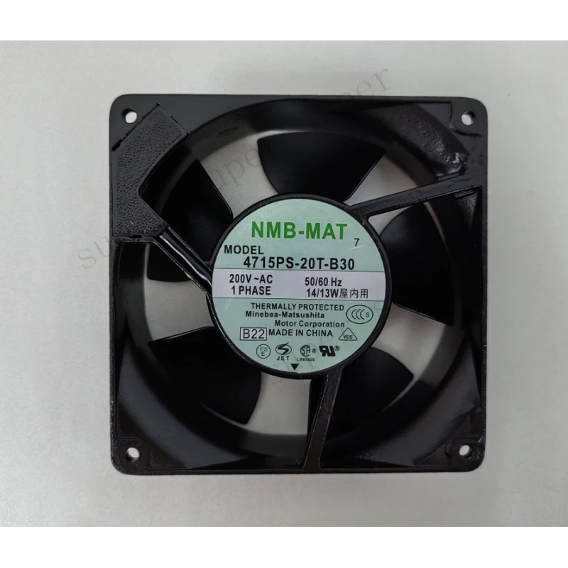 

S+ 1 шт. Новый в упаковке NBM-MAT 4715PS-20T-B30 Вентилятор охлаждения 14/13 Вт 120*38 200 В 12 см