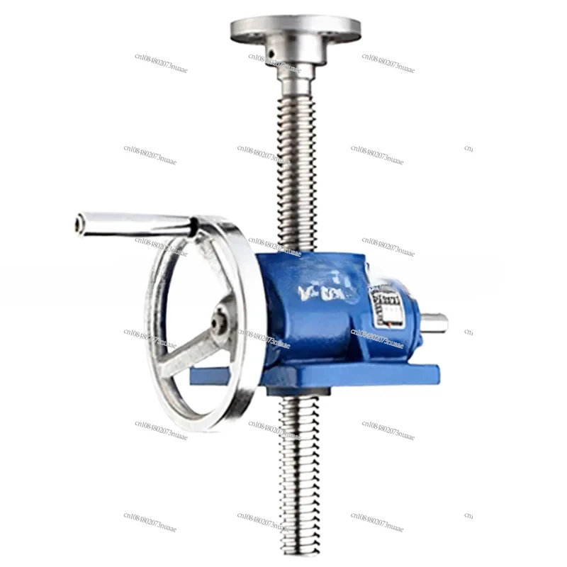 screw lift, hand cranked manual lifting platform, light and small lifting platform, electric four unit linkage screw